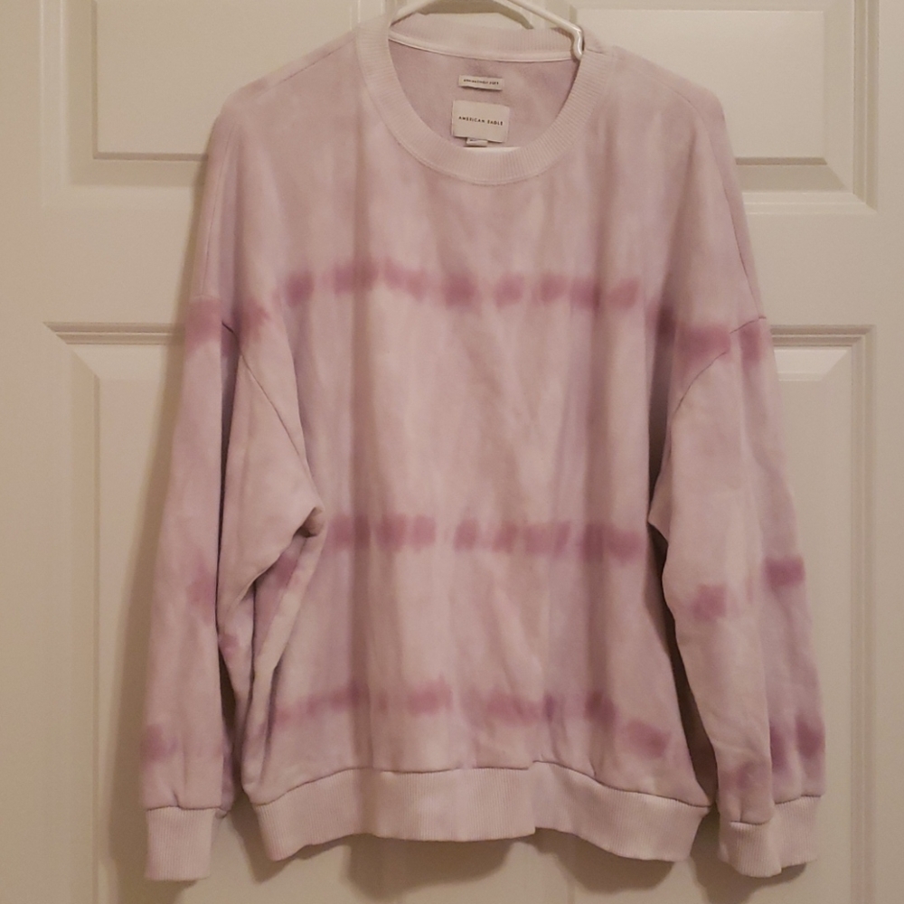 Tye dyed American eagle sweatshirt